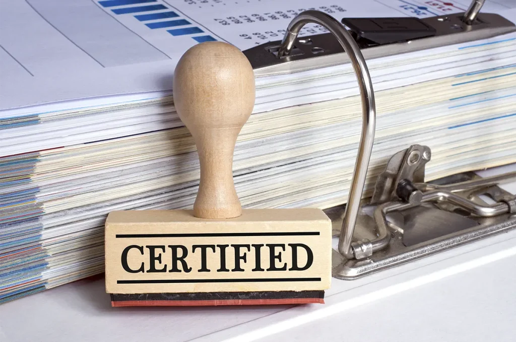 Certificazioni autotrasporto