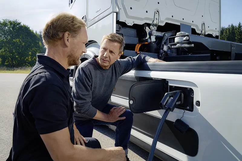 sistema di ricarica semplificato TruckCharge