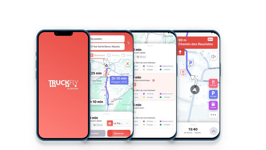 Truckfly by Michelin GPS per camion sicurezza e efficienza
