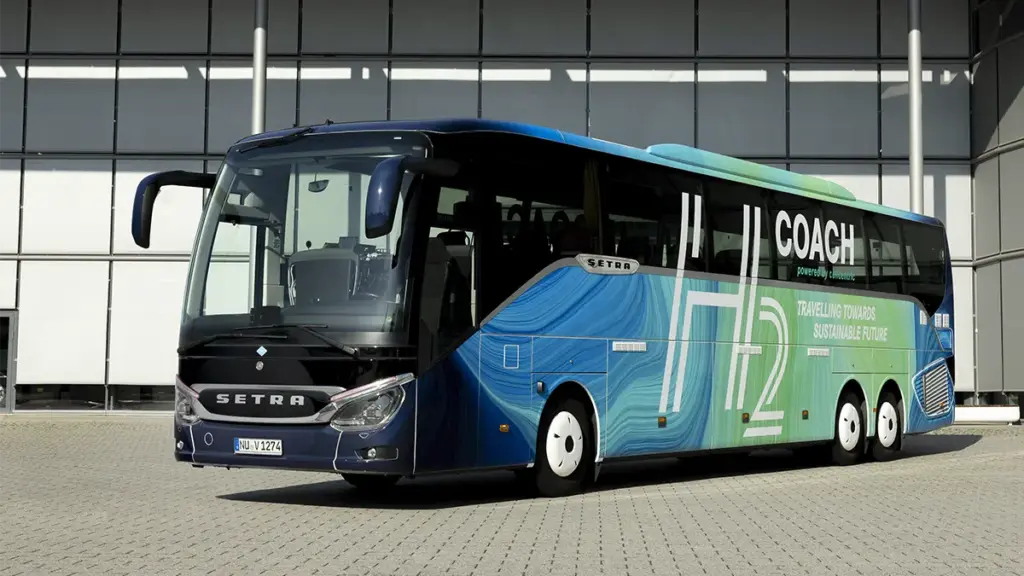 Setra h₂ coach autobus turistico a celle a combustibile