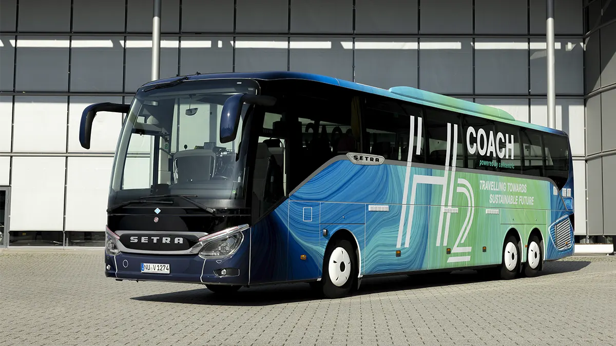 Setra h₂ coach autobus turistico a celle a combustibile