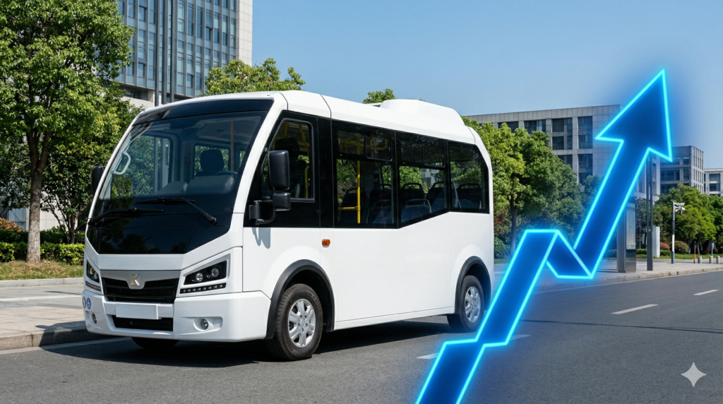 Autobus elettrico Karsan e Atak in città