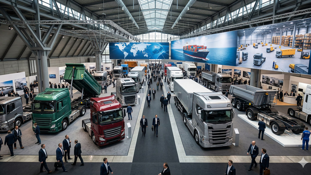 Camion pesanti esposti a Transpotec Logitec 2026 Fiera Milano