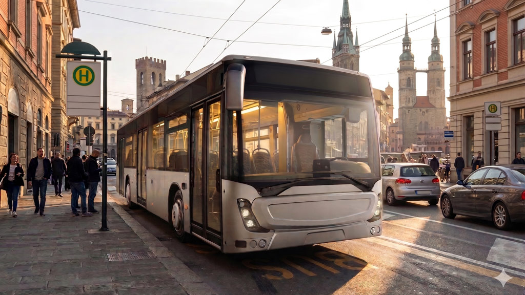 Mercedes Benz Conecto autobus urbano in servizio su strada