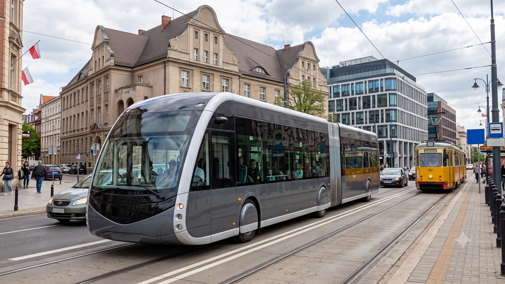 Autobus elettrico Irizar ie tram Efficient in strada