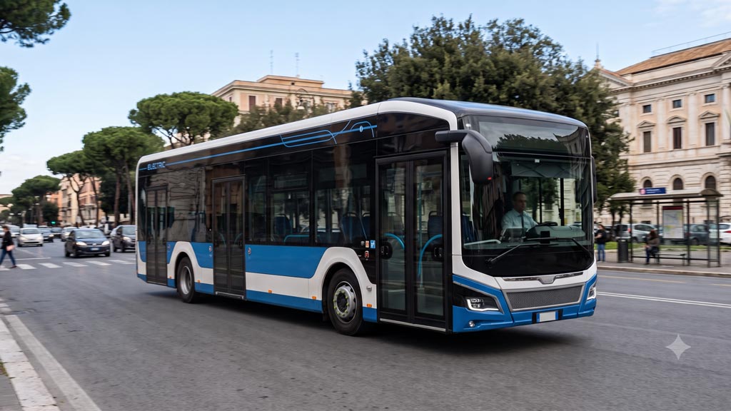 Autobus elettrico con incentivi statali per acquisto
