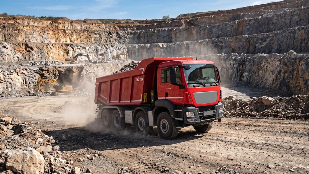 Camion MAN TGS 60 tonnellate in cava