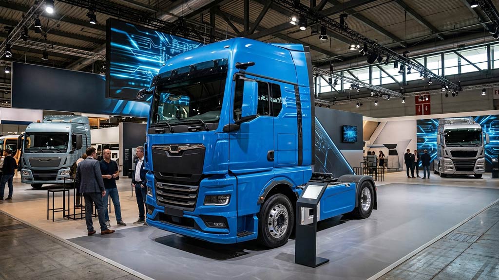 MAN eTGX elettrico nuova generazione in fiera